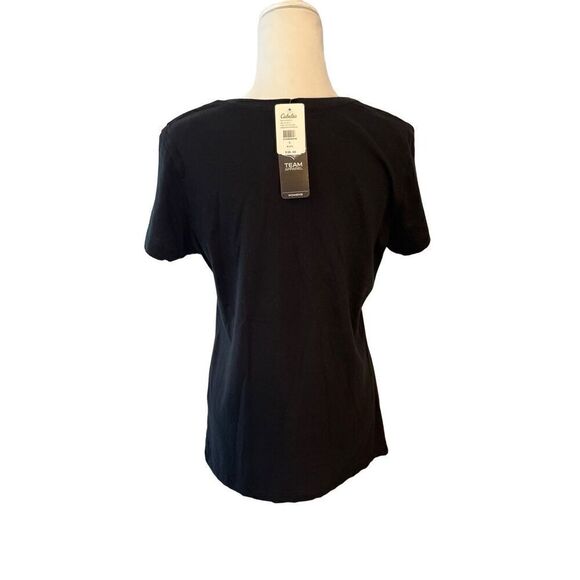 NWT NFL Eagles black v-neck T - L - Picture 4 of 9